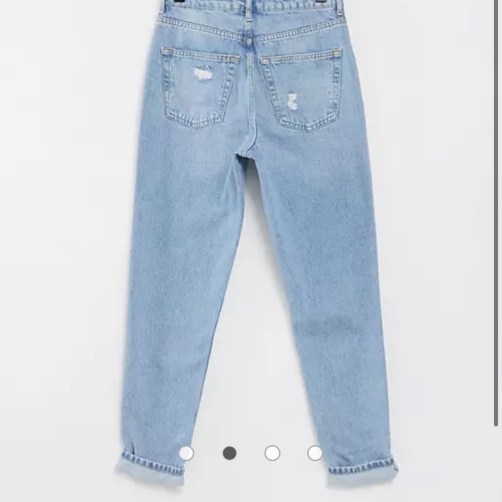 Topshop Ripped Mom Jeans - Picture 2 of 6